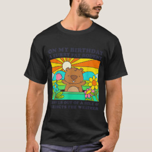 Camiseta Fiesta de cumpleaños del Día de la marmota diverti