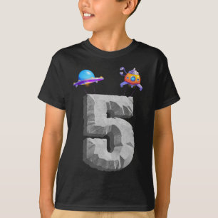 Camiseta Fiesta de cumpleaños del espacio exterior para niñ
