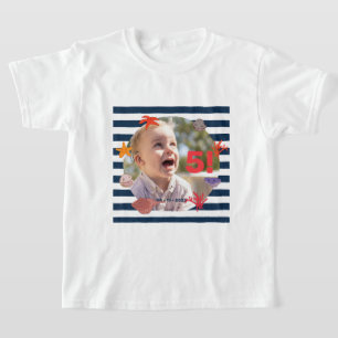 Camiseta Fiesta de cumpleaños del marinero de verano para n