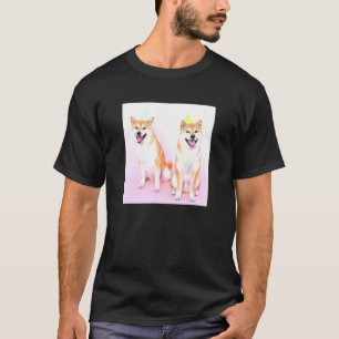 Camiseta Fiesta de cumpleaños del perro Shiba Inu Adorable