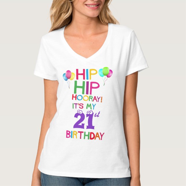 Camiseta Fiesta de cumpleaños del personalizado (Anverso)