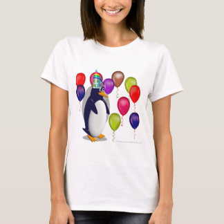 Camiseta Fiesta de cumpleaños del pingüino