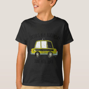 Camiseta Fiesta de cumpleaños del taxi amarillo de la ciuda