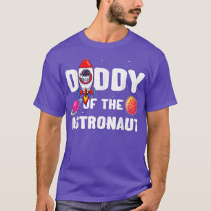 Camiseta Fiesta De Cumpleaños Del Tema Espacial Papi Del As
