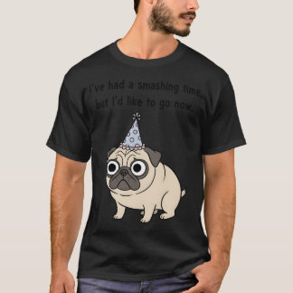 Camiseta Fiesta de cumpleaños divertida de pug "He pasado u