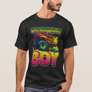 Camiseta Fiesta De Cumpleaños El Monstruo Del Niño De Cumpl