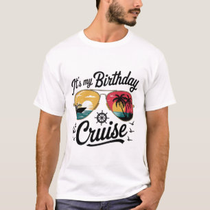 Camiseta Fiesta de Cumpleaños en Crucero Festivo 2025 Hombr