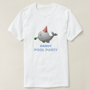 Camiseta Fiesta de Cumpleaños en la Piscina
