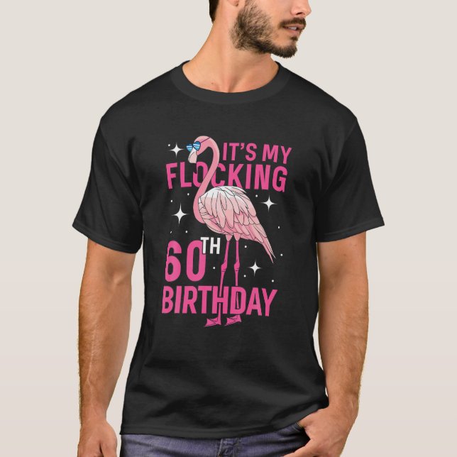 Camiseta Fiesta De Cumpleaños Flamingo (Anverso)