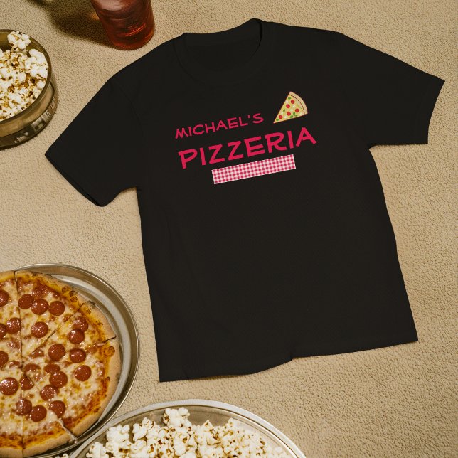 Camiseta Fiesta de Cumpleaños Infantil Pizza (Subido por el creador)