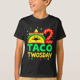 Camiseta Fiesta de cumpleaños número 2 de Cinco De Mayo Tac