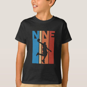 Camiseta Fiesta de cumpleaños número 9 Nueve 9 años niños S