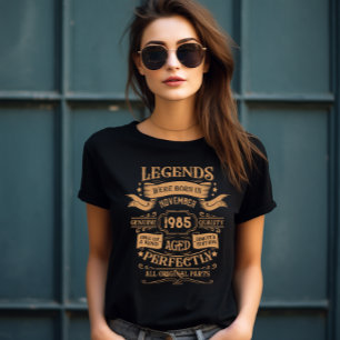 Camiseta Fiesta de cumpleaños personalizada cuarenta vintag