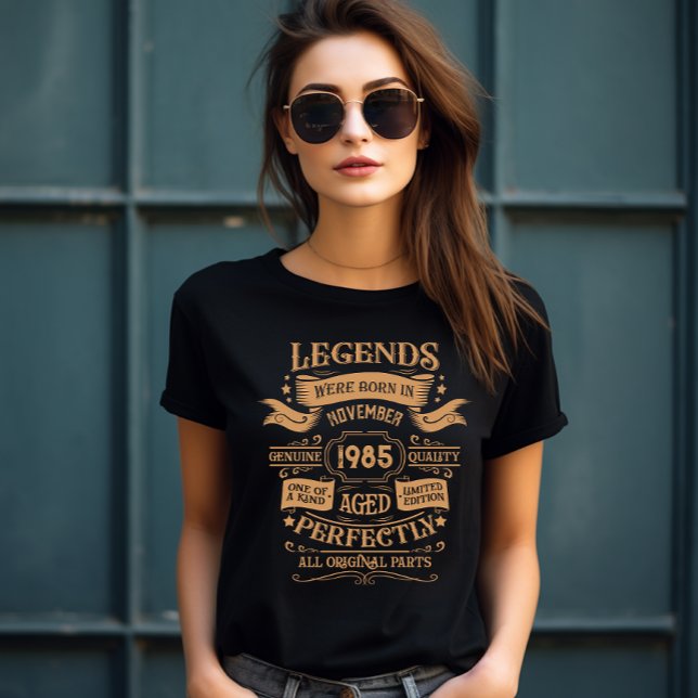 Camiseta Fiesta de cumpleaños personalizada cuarenta vintag (Subido por el creador)