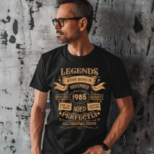Camiseta Fiesta de cumpleaños personalizada cuarenta vintag