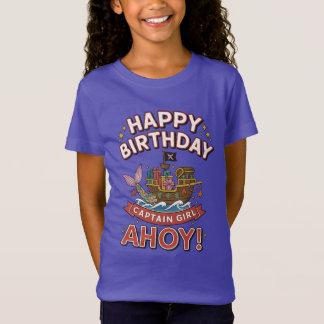 Camiseta Fiesta de cumpleaños pirata para niños en familia
