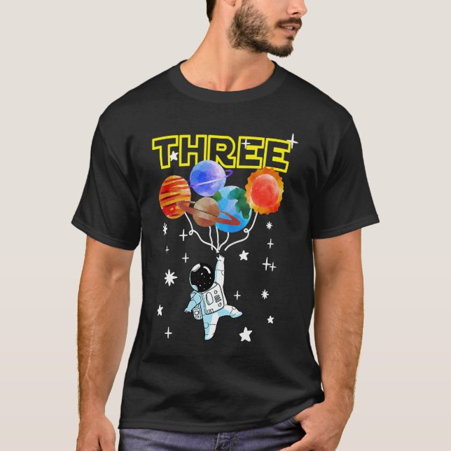 Camiseta Fiesta de cumpleaños por tercer cumpleaños del esp (Anverso)