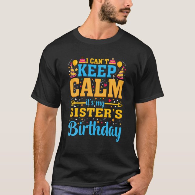 Camiseta Fiesta de cumpleaños que no puedo mantener tranqui (Anverso)