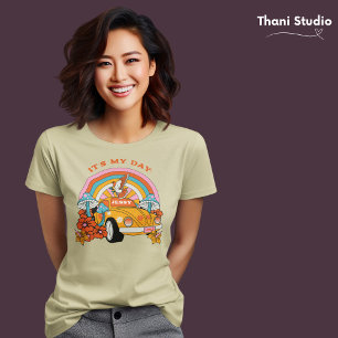 Camiseta Fiesta de cumpleaños retro Flashback Vieja de los 