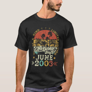 Camiseta Fiesta de cumpleaños retro impresionante desde el