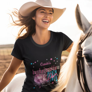 Camiseta Fiesta de Despedida de Soltera con Estilo Retro de