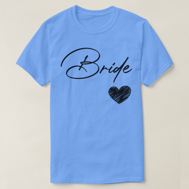 Camiseta Fiesta de Despedida de Soltera con Letra de Novia  (Diseño del anverso)