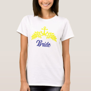 Camiseta Fiesta de despedida de soltera con tema náutico