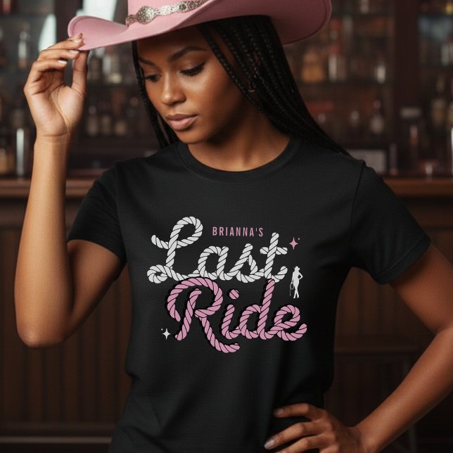 Camiseta Fiesta de Despedida de Soltera Cowgirl Última Caba (Subido por el creador)