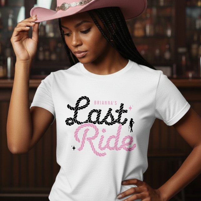 Camiseta Fiesta de Despedida de Soltera Cowgirl Última Caba (Subido por el creador)