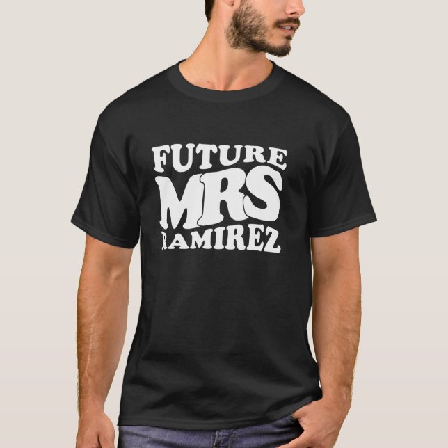 Camiseta Fiesta de Despedida de Soltera de la futura Sra. R (Anverso)