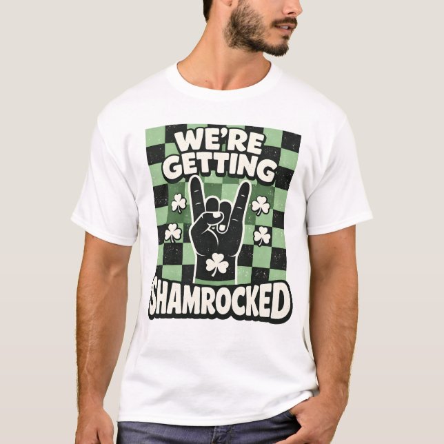 Camiseta Fiesta de Despedida de Soltera Divertida con Shamr (Anverso)