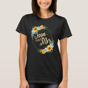 Camiseta Fiesta de Despedida de Soltera Floral Matrimonio B