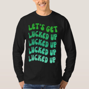 Camiseta Fiesta de Despedida de Soltera Letu2019s Get Lucke