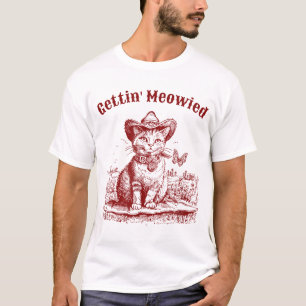 Camiseta Fiesta de Despedida de Soltera Meowdy Vaquera Vaqu