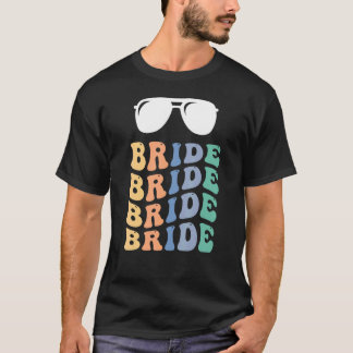 Camiseta Fiesta de Despedida de Soltera Novia Retro