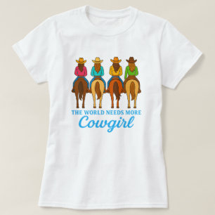 Camiseta Fiesta de Despedida de Soltera Occidental de Vaque