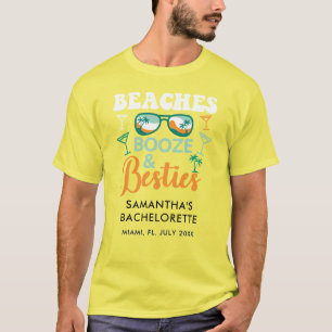 Camiseta Fiesta de Despedida de Soltera Personalizada Playa