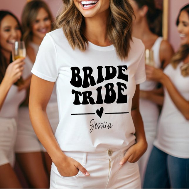 Camiseta Fiesta de Despedida de Soltera Personalizada Tribu (Subido por el creador)