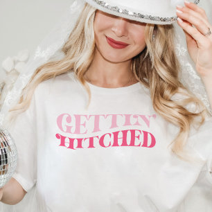 Camiseta Fiesta de Despedida de Soltera Pink Cowgirl Gettin