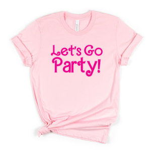 Camiseta Fiesta de Despedida de Soltera Rosa de Moda Vamos