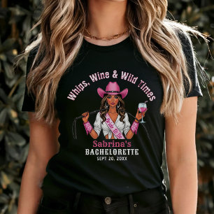 Camiseta Fiesta de Despedida de Soltera Vaquera Látigos Vin