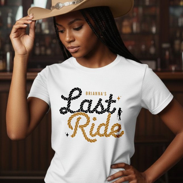 Camiseta Fiesta de Despedida de Soltera Vaquera Última Caba (Subido por el creador)