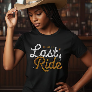 Camiseta Fiesta de Despedida de Soltera Vaquera Último Pase