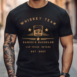 Camiseta Fiesta de Despedida de Soltero Personalizada con T