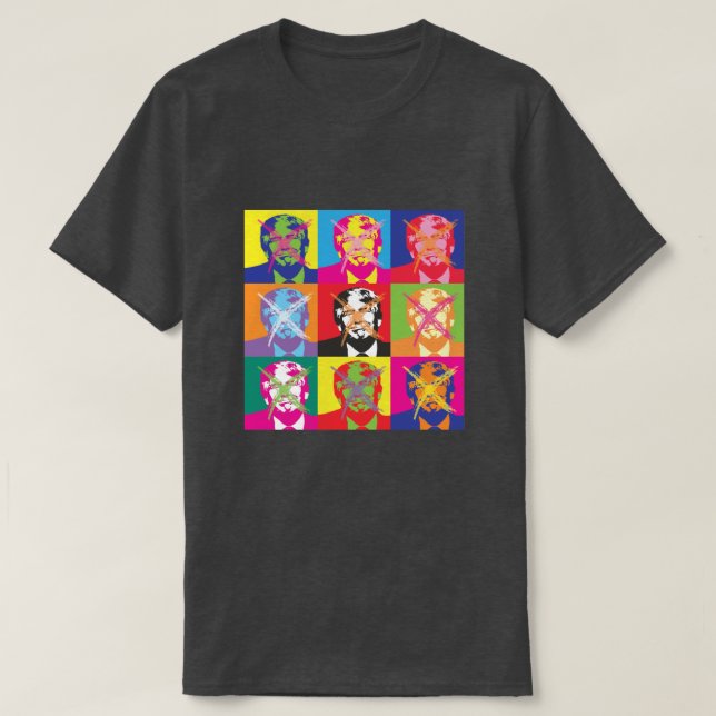 Camiseta Fiesta de destitución de Popart Trump (Diseño del anverso)