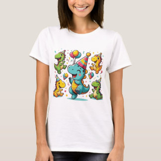 Camiseta Fiesta de dinosaurios