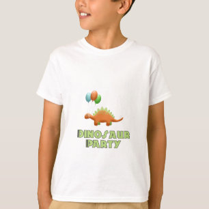 Camiseta Fiesta de Dinosaurios Balloons Art T-Shirt