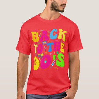 Camiseta Fiesta de disfraces Backohe 90s Retro divertida