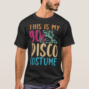 Camiseta Fiesta de disfraces de disco noventa música retro 