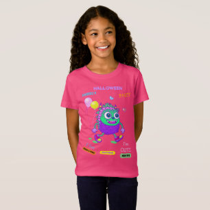 Camiseta Fiesta de disfraces de Halloween monstruos diversi